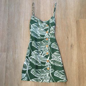 NWT Tropical Print Mini Dress